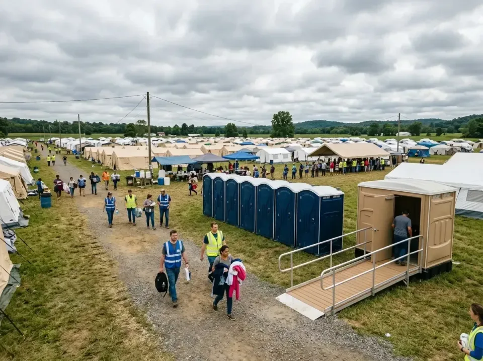 disaster-relief-camp-restrooms-010 — frequently asked questions, Dumpster & Portable Bathrooms Rental in Griffith, IN